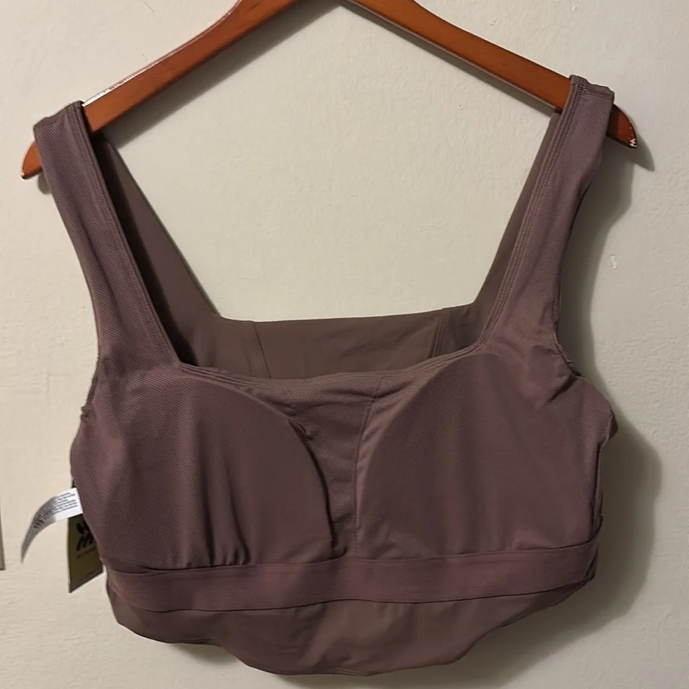 All in Motion Mauve Sleeveless Top
